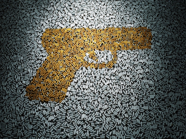 Photograph K Sharad Haksar Cigarette Gun on One Eyeland